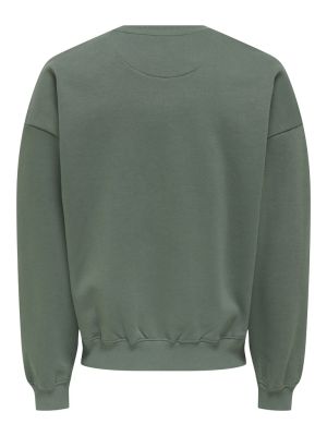 Only and Sons Miesten Collegepaita, Banksy Crew Neck Vihreä