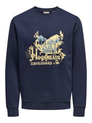Only and Sons miesten collegepusero, ONSXMAS REG CREW HP Navy Blazer