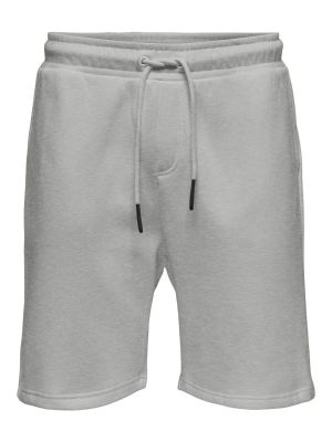 Only and Sons Miesten Collegeshortsit CERES LIFE SWEAT SHORT Keskiharmaa