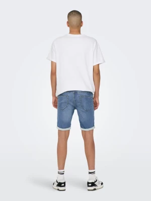 Only and Sons miesten farkkushortsit Blue Denim