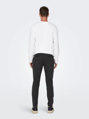Only and Sons Miesten Housut, Mark Pant Dark Grey Melange
