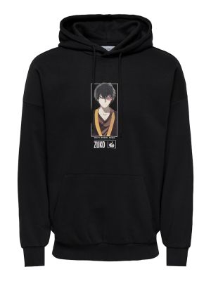 Only and Sons miesten huppari, AVATAR RLX HOODIE SWEAT Musta