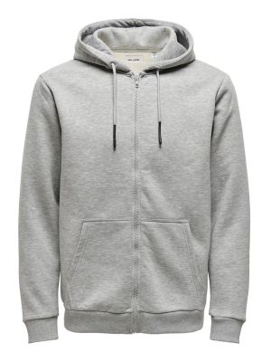Only and Sons, Miesten Huppari, Ceres Life Zip Nos Keskiharmaa