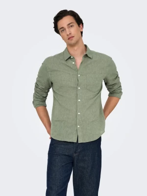 Only and Sons miesten kauluspaita, CAIDEN LIFE REG Swamp