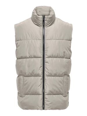 Only and Sons Miesten Liivi, K MELVIN LIFE PUFFER VEST Beige