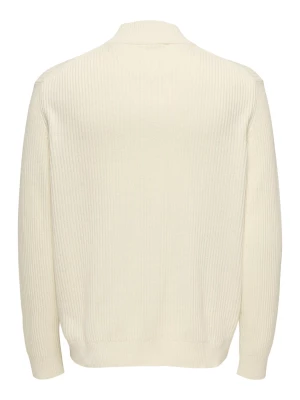 Only and Sons miesten neuletakki, ONSLAW REG LS CARDIGAN KNIT FRML Gardenia