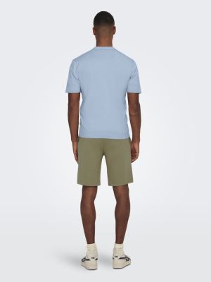 Only and Sons miesten pikeepaita, WYLER LIFE POLO KNIT Vaaleansininen
