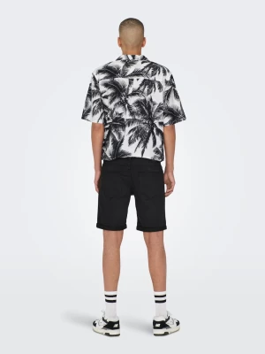 Only and Sons Miesten Shortsit PLY LIFE REG BLK JOG Musta