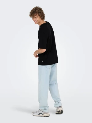 Only and Sons miesten t-paita, GIVO REG 12 SS CREW KNIT  Black