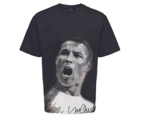 Only and Sons miesten t-paita, JAKE REG FOOTBALL TEE Musta