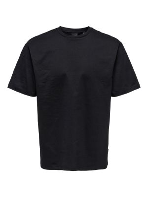 Only and Sons, Miesten T-Paita, Onsfred Rls Ss Tee Noos Musta