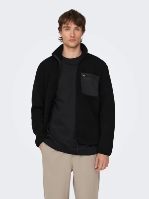 Only and Sons Miesten Teddytakki, DALLAS SHERPA JACKET Musta