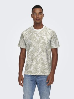 Only and Sons t-paita, PERRY REG LEAF Vihreä
