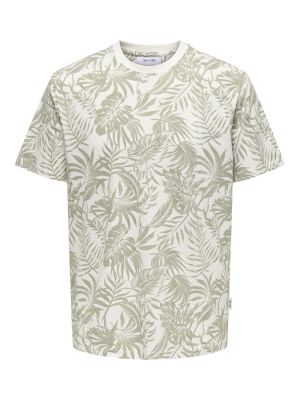 Only and Sons t-paita, PERRY REG LEAF Vihreä