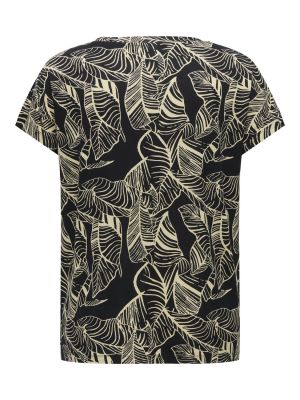 ONLY CARMAKOMA naisten toppi, CARCLARISA LIFE IN-ONE V-NECK TEE Musta Kuosi