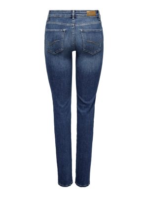 Only farkut, ONLALICIA REG STRT DNM DOT879 Indigo
