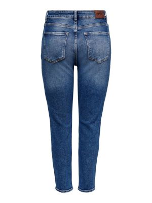 Only Naisten Farkut ONLEMILY STRETCH LIFE HW S A CRO718 Indigo