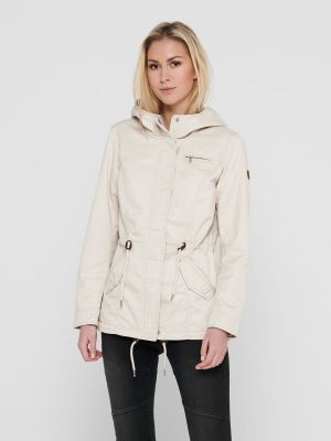 Only, Naisten Kevättakki, Lorca Canvas Parka  Kitti