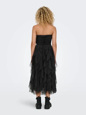 Only naisten mekko, ONLSKY SL LONG DRESS Musta