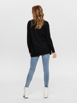 Only Naisten Neuletakki, Lesly Ls Open Cardigan Musta