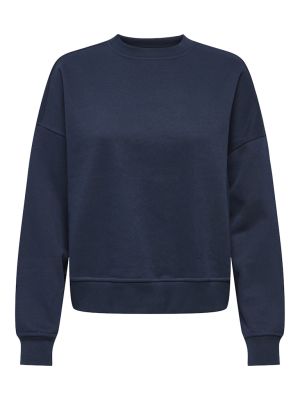 Only naisten svetari, ONLDAZE LS CREW NECK Tummansininen
