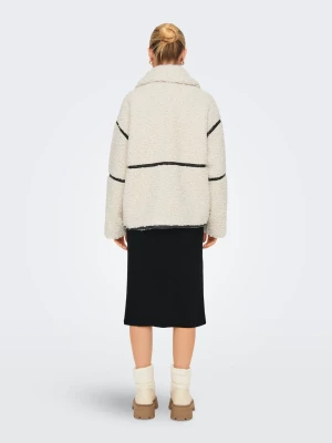 Only naisten teddytakki, ONLPARIS TEDDY JACKET LIFE Valkoinen