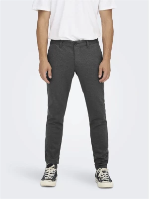 Only and Sons Miesten Chinot MARK TAP HERRINGBONE NOS Musta