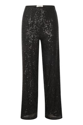 Part Two Naisten Housut, TATIANA PANT GLITTER Musta