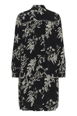 Part Two naisten mekko, SANESPW DR Black Botanical Prin