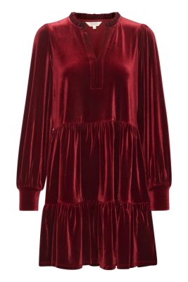 Part Two, Naisten Mekko, Viggase Samettimekko Pomegranate - Red