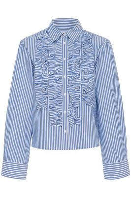 Part Two naisten paita PRANVERAPW SH Amparo Blue Stripe