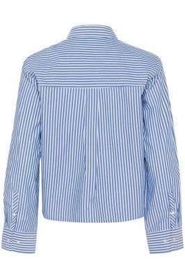 Part Two naisten paita PRANVERAPW SH Amparo Blue Stripe