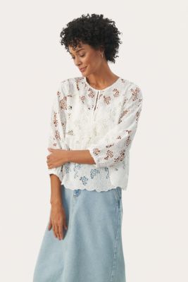 Part Two naisten pusero, ANIDAS BLOUSE Valkoinen