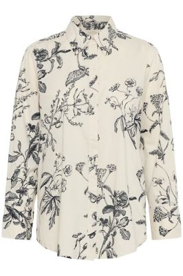 Part Two naisten pusero, SVEJA BLOUSE Dark Navy Botanical