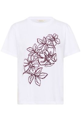 Part Two naisten t-paita, JAMINAPW TS White Tawny Port Dec