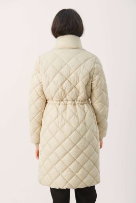 Part Two Naisten Toppatakki, CHEA QUILTED COAT Luonnonvalkoinen