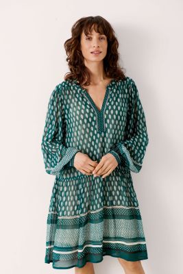 Part Two Naisten Viskoosimekko KADIA DRESS (2nd hand) Vihreä Kuosi