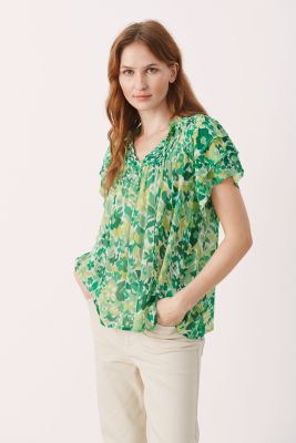 Part Two pusero, SINNA BLOUSE Vihreä Kuosi