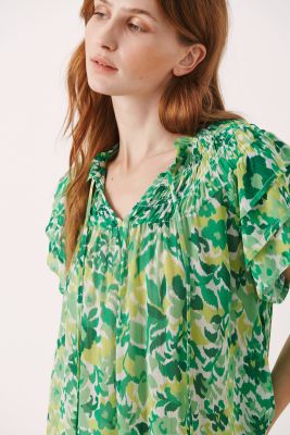 Part Two pusero, SINNA BLOUSE Vihreä Kuosi