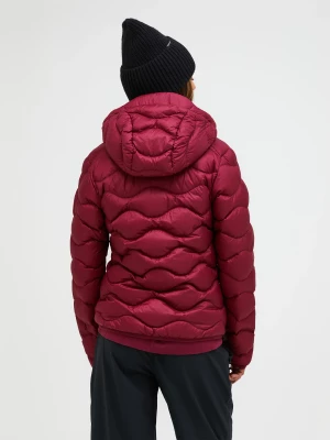 Peak Performance Naisten Kevytuntuvatakki, W Helium Down Hood Jacket Viininpunainen