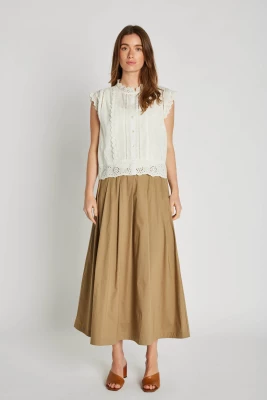 Philosophy Blues Original naisten hame, KADINA SKIRT Khaki
