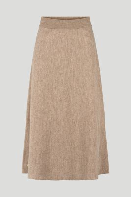 Philosophy Blues Original naisten hame, MANTRA KNIT SKIRT Vaalea Beige