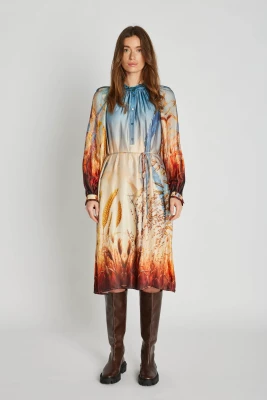 Philosophy Blues Original naisten mekko, CANNON DRESS Monivärinen Kuosi