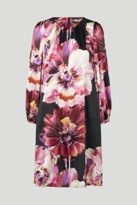 Philosophy Blues Original naisten mekko, SILKY PEPMO DRESS Punainen Kuosi