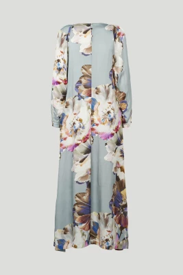 Philosophy Blues Original naisten mekko, VISKO BABELON DRESS Harmaa Kuosillinen