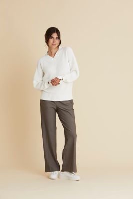 Philosophy Blues Original Naisten Neule, HERMILLA KNIT SWEATER Valkoinen