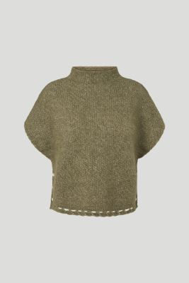 Philosophy Blues Original naisten neuleliivi, VALLIO KNIT VEST Armeijanvihreä