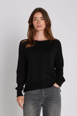Philosophy Blues Original naisten neulepusero, BEKKA KNIT SWEATER Musta