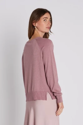 Philosophy Blues Original naisten neulepusero, BEKKA KNIT SWEATER Vaaleanpunainen