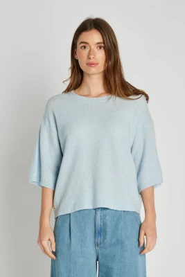 Philosophy Blues Original naisten neulepusero, MONTERO KINT SWEATER Vaaleansininen